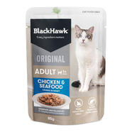 BlackHawk Adult Cat Chicken & Seafood 85g x 12
