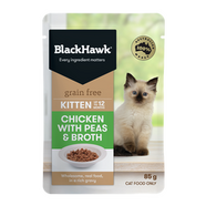 BlackHawk Kitten Cat GF Chicken 85g x 12