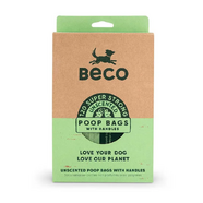 Beco Unscented Poop Bags with Handles 120pk