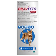 Bravecto Plus for Medium Cats (>2.8-6.25kg) Blue