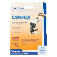 Canimax Large Dog - 20kg pack of 4 tablets 