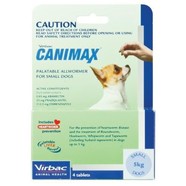 Canimax Small Dog -  5kg pack of 4 tablets
