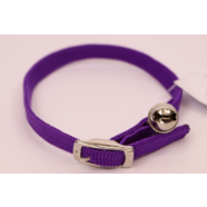 Cat Collar Nylon Stretch Purple