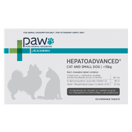 Paw Hepatoadvanced for Cats and Small dogs 60 pack *NEW SIZING & FORMULA*