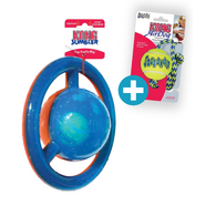 Kong Jumbler Disc Medium/Large *FREE KONG Airdog Squeaker ball with rope*
