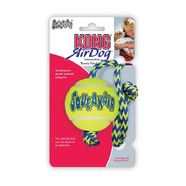 KONG Airdog Squeaker ball with rope Medium  AST21