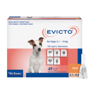 Evicto Spot On for Small Dogs 5.1-10kg - 4 pack