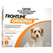 Frontline Original Small Dog 4 pk up to 10kg