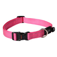 Rogz Classic Extra Large 43-70cm Dog Collar [Colour: Pink]