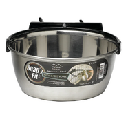 Midwest Snap'y Fit Stainless Steel Crate Bowl