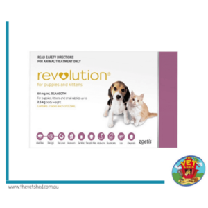 Revolution Mauve15pk - Pups & Kittens up to 2.6kg (15 ampules)