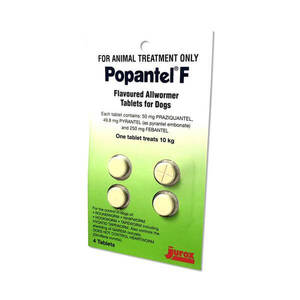 Popantel F 10kg Flavoured Tablets 4 pack