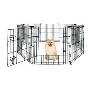 Yours Droolly Exercise Pen with Door 24in