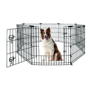 Yours Droolly Exercise Pen with Door 36in