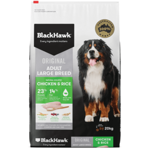 BlackHawk Canine Large Breed Adult Chicken & Rice 20kg