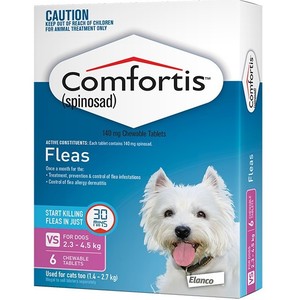 Comfortis for Extra Small Dogs 2.3- 4.5kg  6 pack