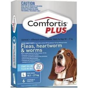 Comfortis Plus Dog 18.1-27kg Blue 6 pack