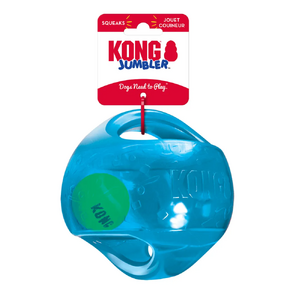 KONG Jumbler Ball - Medium *FREE KONG Airdog Squeaker ball with rope*