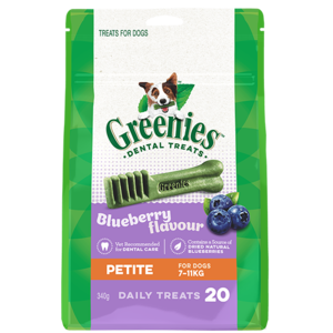 Greenies for Dogs Bursting Blueberry Petite 340g