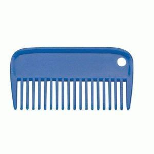 Mane Comb Plastic  Blue