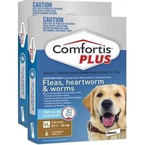 Comfortis Plus Brown 27-54kg 12 pack