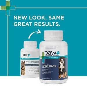 Paw Osteosupport Joint Care Powder Dogs 150 Capsules 