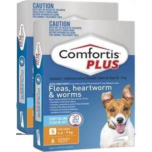 Comfortis Plus Dog 4.6 - 9kg Orange 12 pack