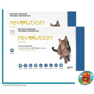 Revolution for Cats 12 pack Blue