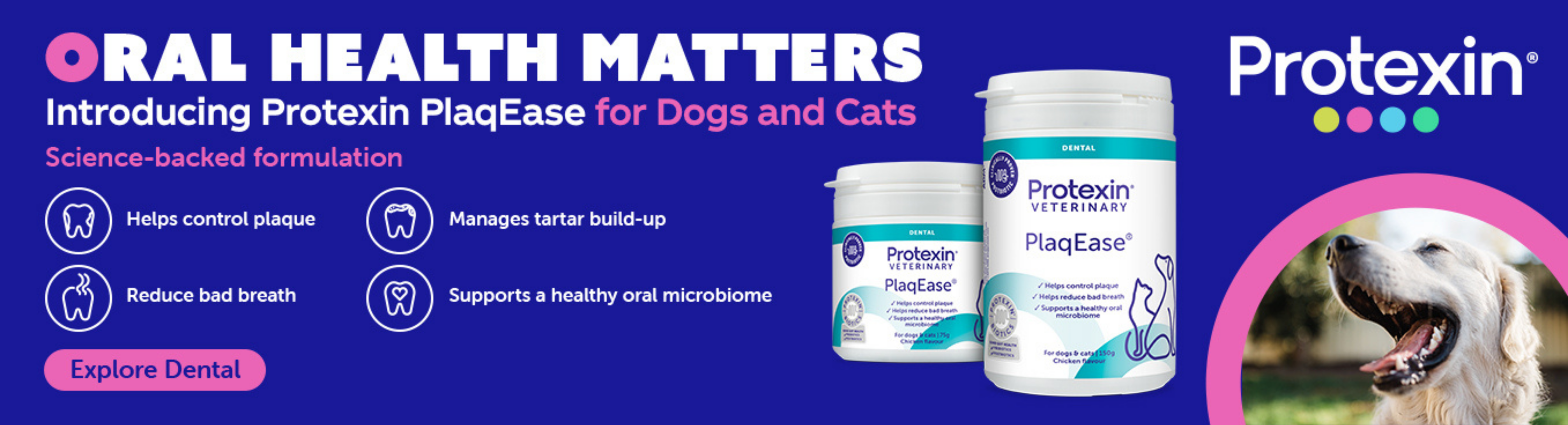 JUST LAUNCHED - Protexin PlaqueOff 