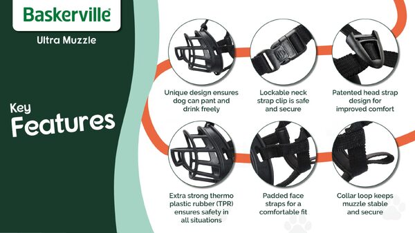 Baskerville muzzle best sale petbarn