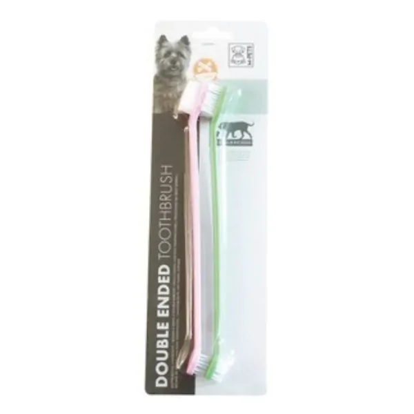M-Pets Double Ended Toothbrush for Pets