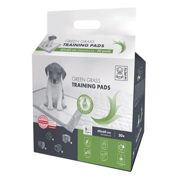 M-Pets Green Grass Training Pads 60x60cm 30 Pack
