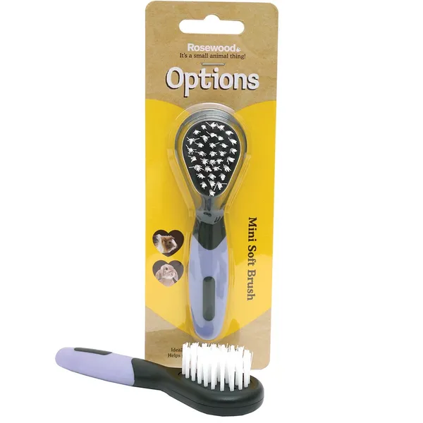 Rosewood Mini Bristle Brush for Small Animals