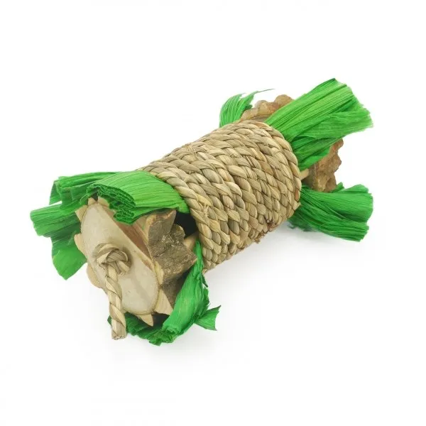 Rosewood Rustling Roller Natural Chew Toy for Small Animals