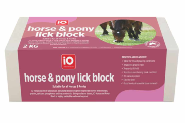 iO Horse & Pony Lick Block 2kg