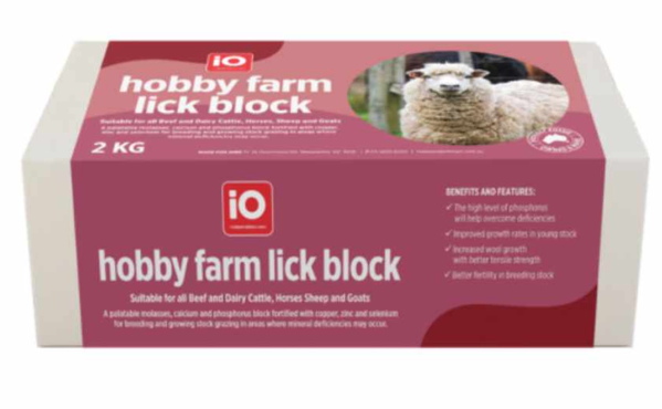 iO Hobby Farm Lick Block 2kg