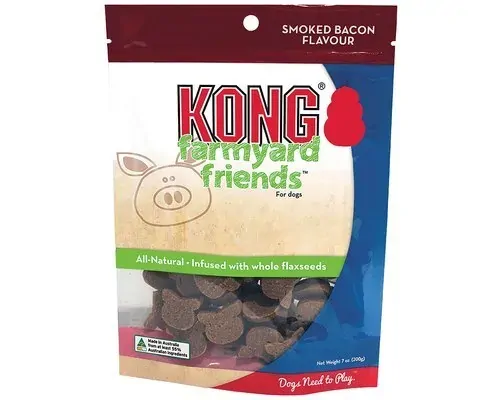 **CLEARANCE** Kong Farmyard Friends Smoked Bacon 200g - short dated - BB end May 26