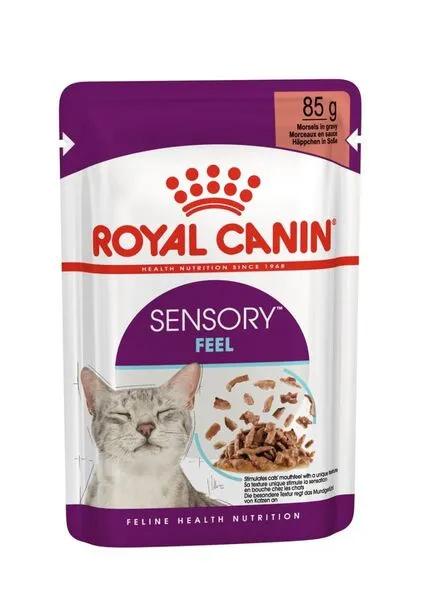 Clearance | Royal Canin Sensory Feel in Gravy Wet Cat Food 12 x 85g