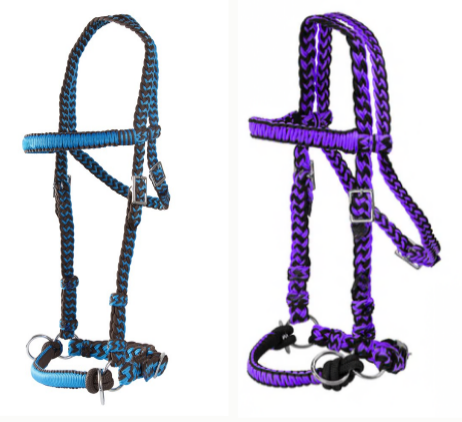 Texas-Tack Braided Bitless Bridle