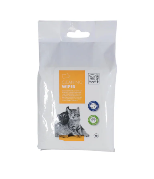 M-Pets Cleansing Wipes for Dogs and Cats 40 Pack