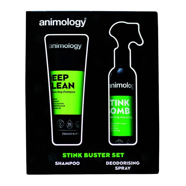 Animology Stink Buster Grooming Gift Set for Dogs