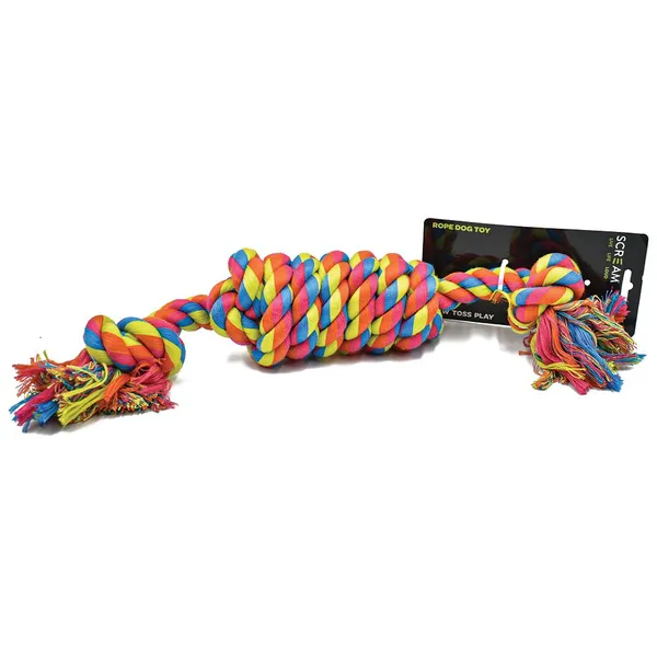 Scream Rope Bonbon Tug Dog Toy 51cm