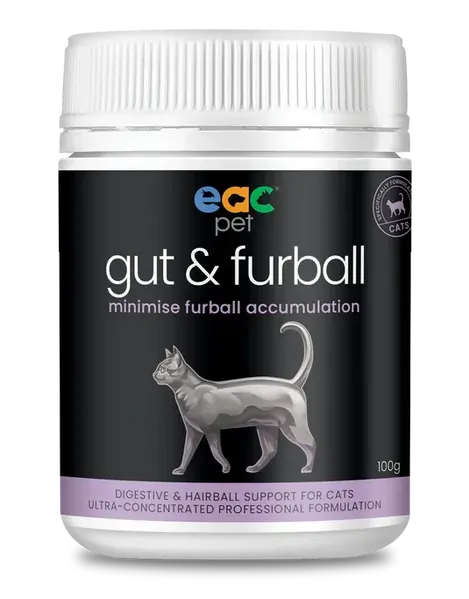 EAC Gut and Furball Daily Digestive and Hairball Support for Cats 100g