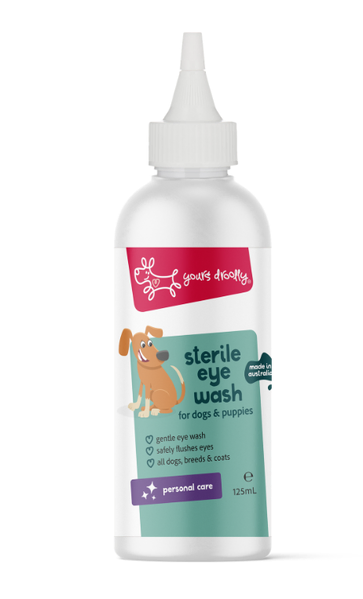 Yours Droolly Sterile Eye Wash for Pets 125mL