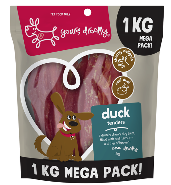 Yours Droolly Duck Tenders 1kg
