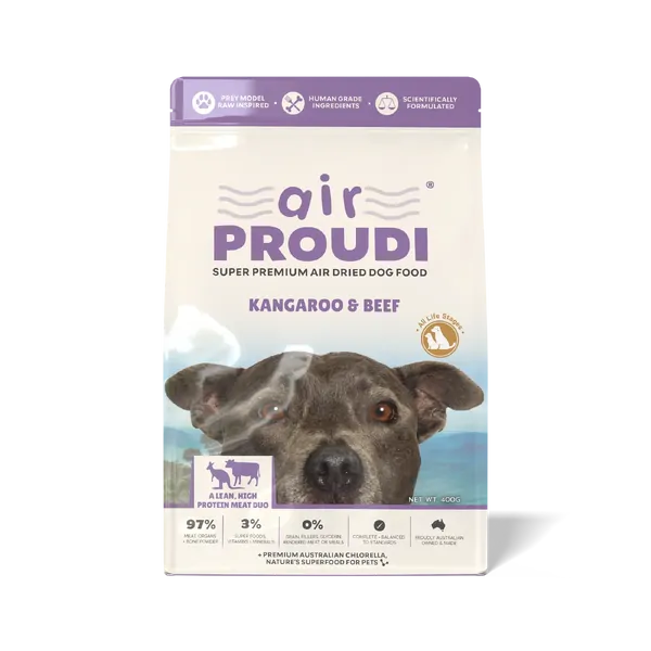 AirProudi Premium Air-Dried Dog Food Kangaroo and Beef