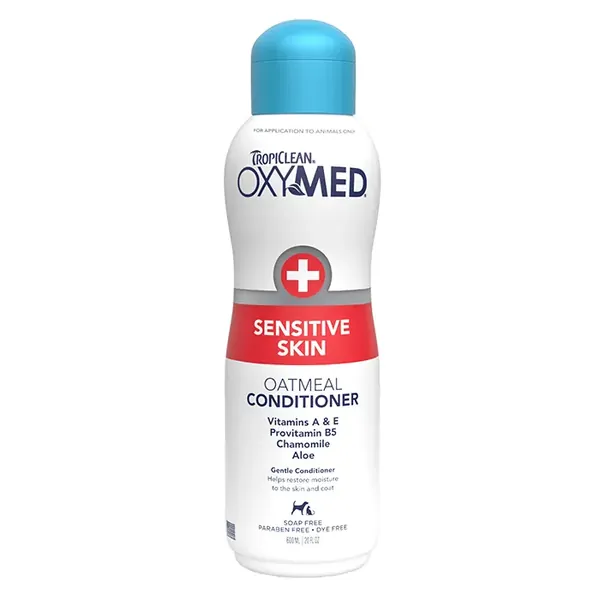 TropiClean OxyMed Sensitive Skin Conditioner for Pets 591ml