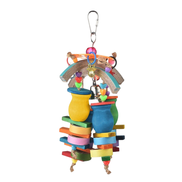 Nature Island Candle Cup Forager Hanging Bird Toy