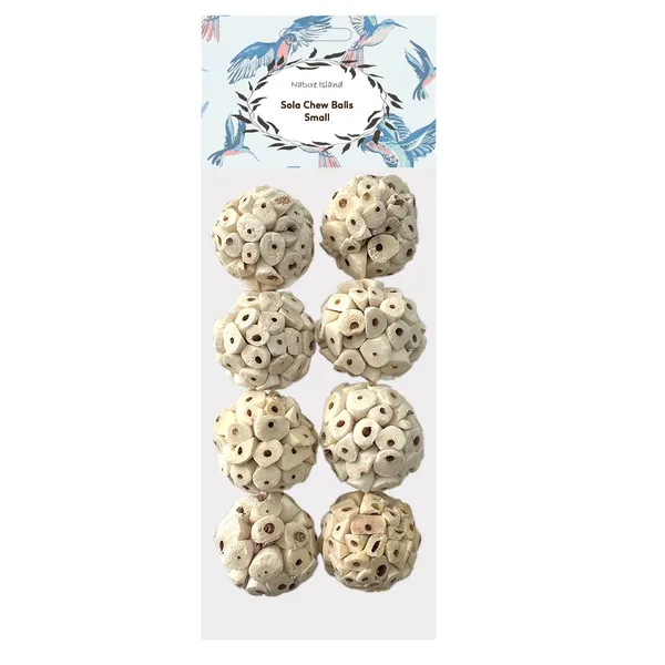 Nature Island Sola Chew Balls Small 8 Pack