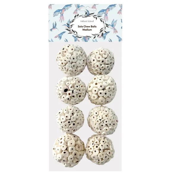 Nature Island Sola Chew Balls Medium 8 Pack